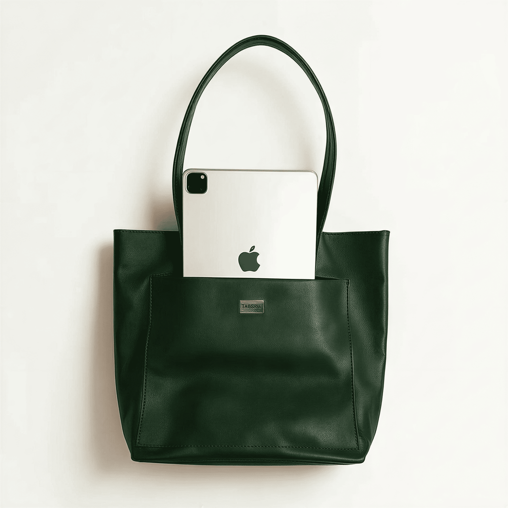 Tote Bag Mediana - Verde Lucent - Taneria