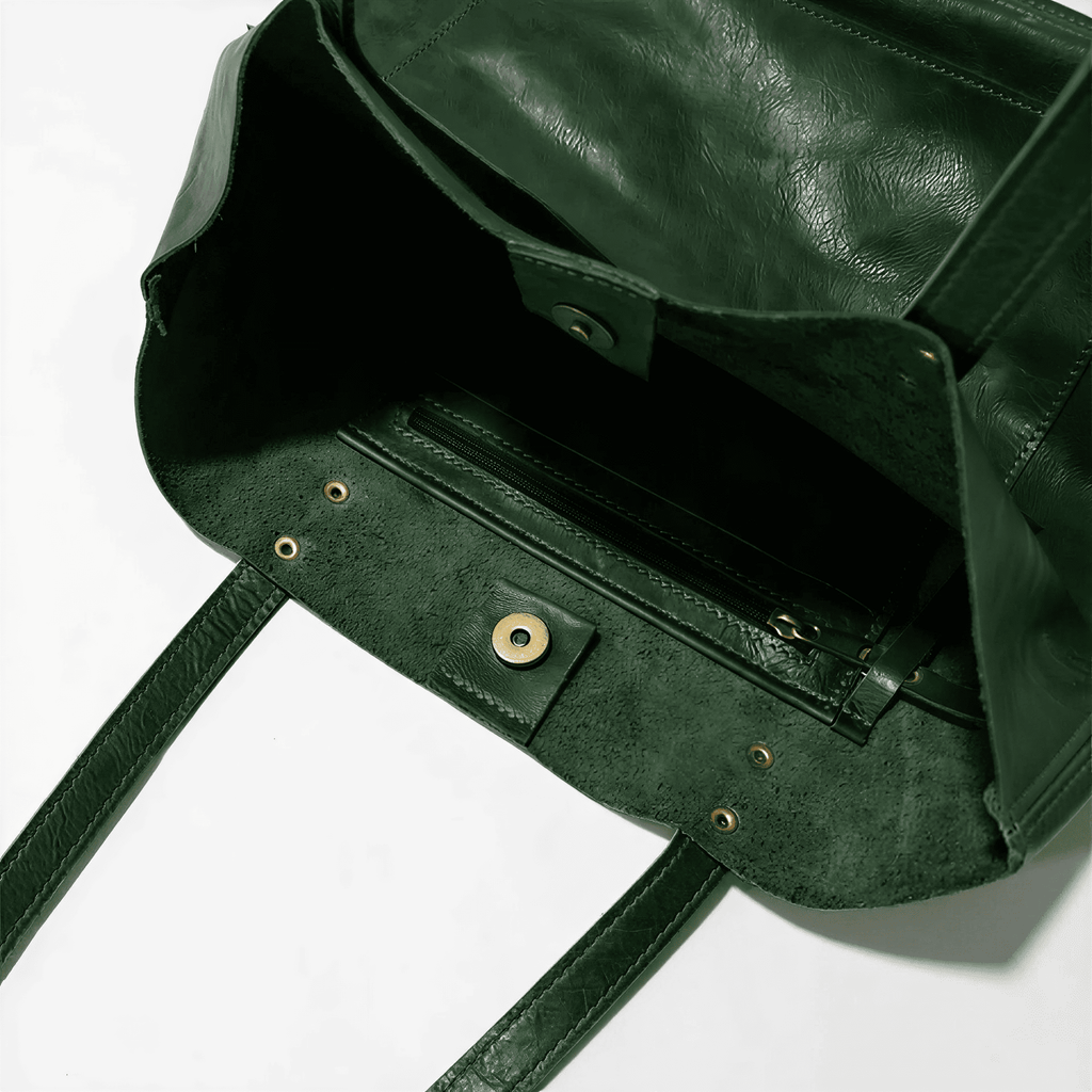 Tote Bag Mediana - Verde Lucent - Taneria